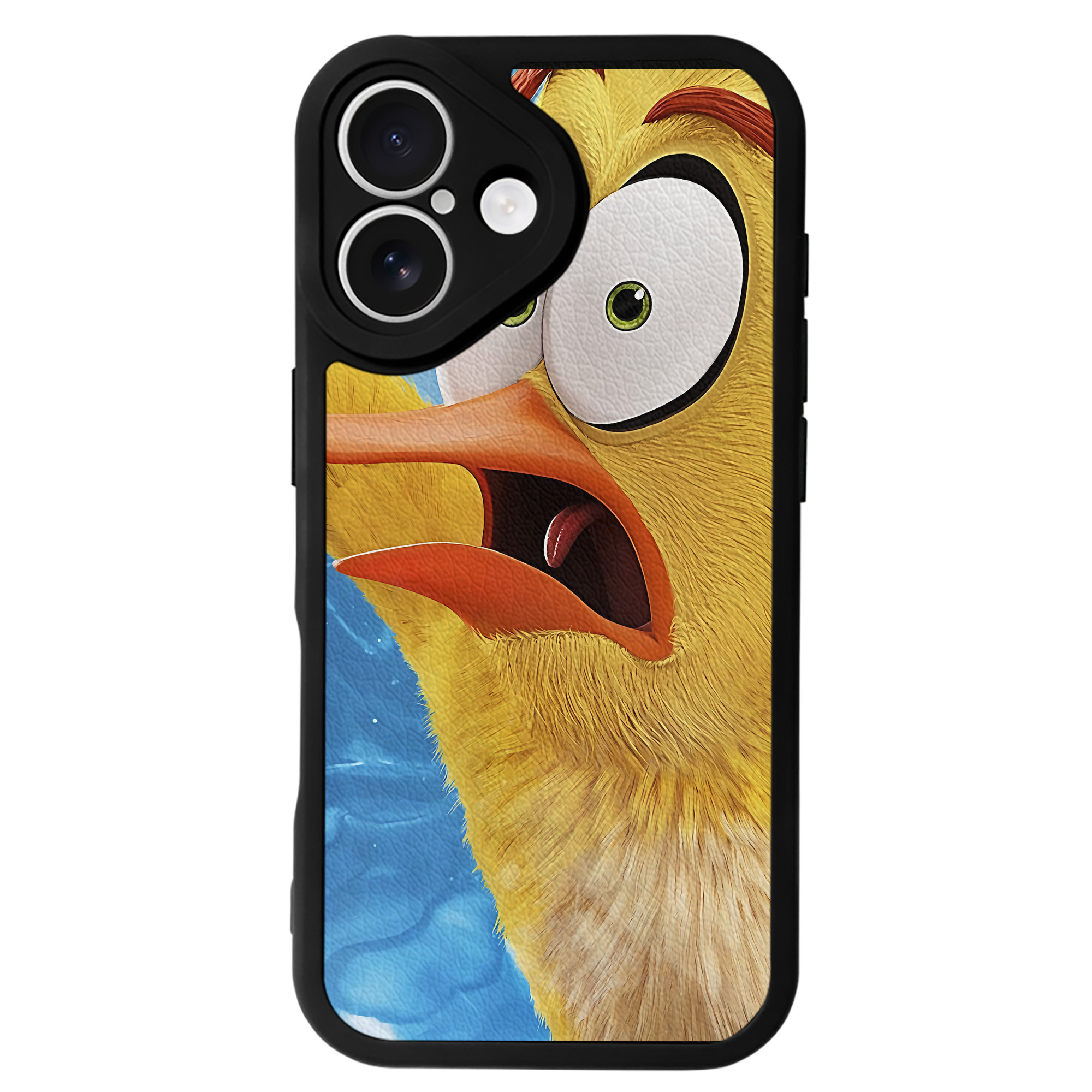 （画像用） Angry Birds アングリーバード 【iPhone 16シリーズ対応】シリコンスマホケース（レザー調） 材質：シリコン